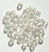 50 6mm Faceted Silv...